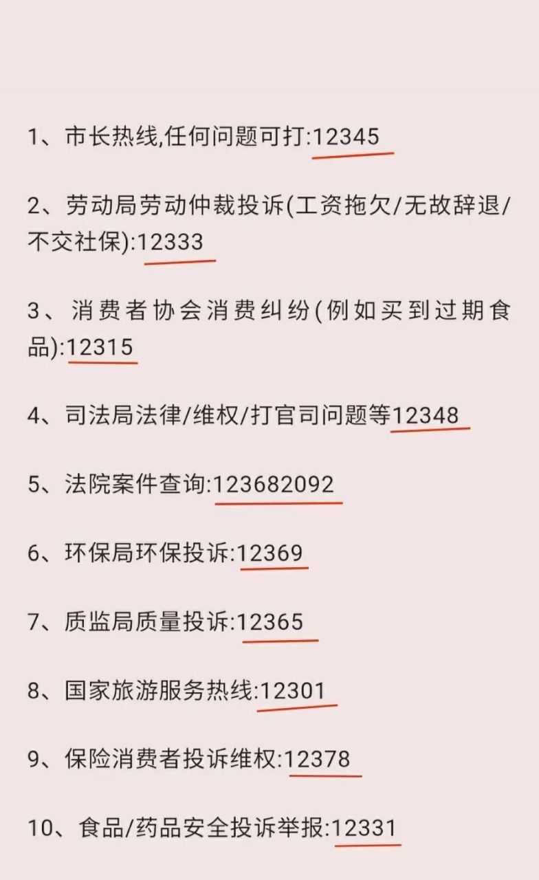 12345 服务便民的政府热线,这是您最权威的地方维权电话.