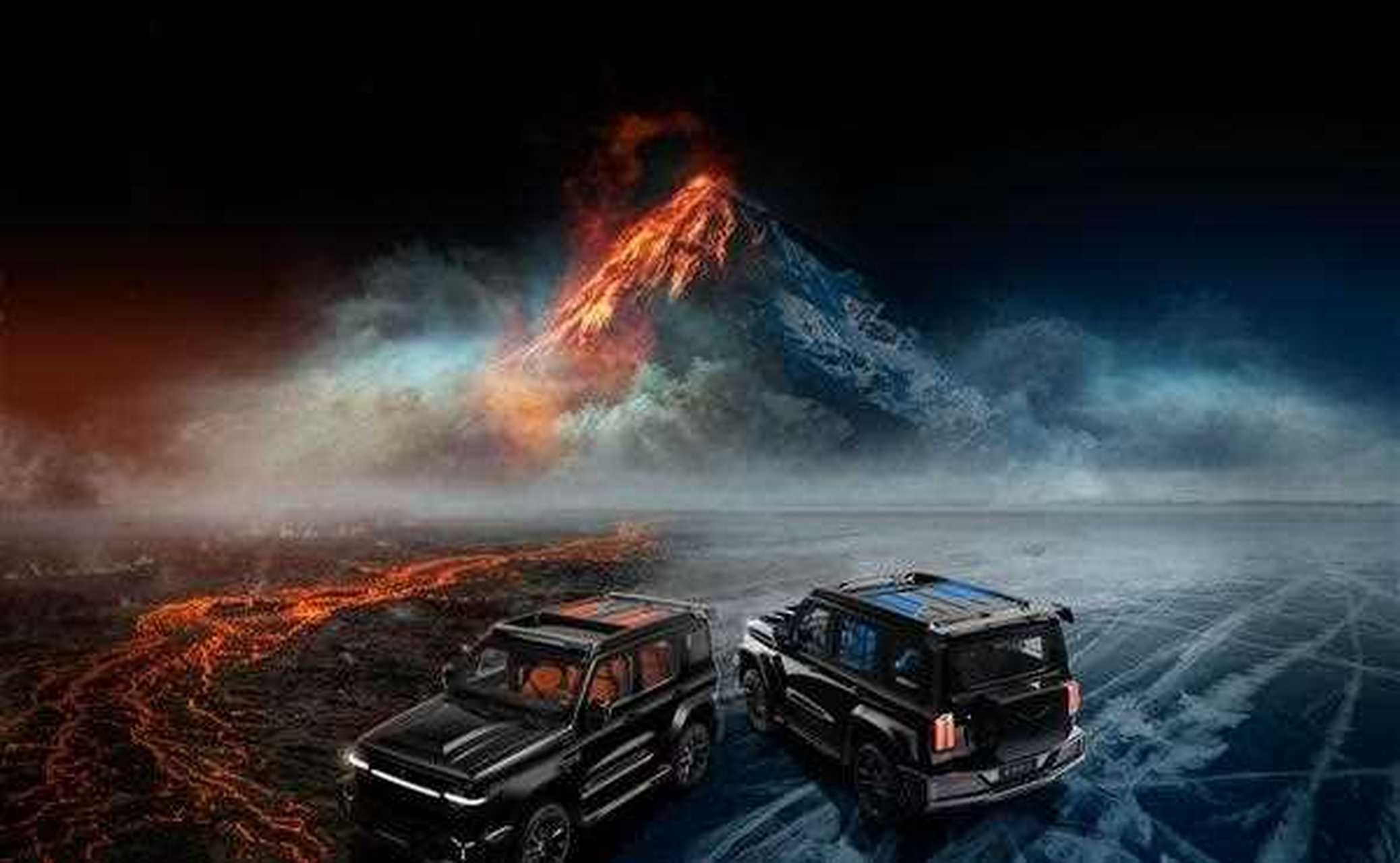 超境汽车推出了基于坦克300打造的第二款限定版车型——cyberknight