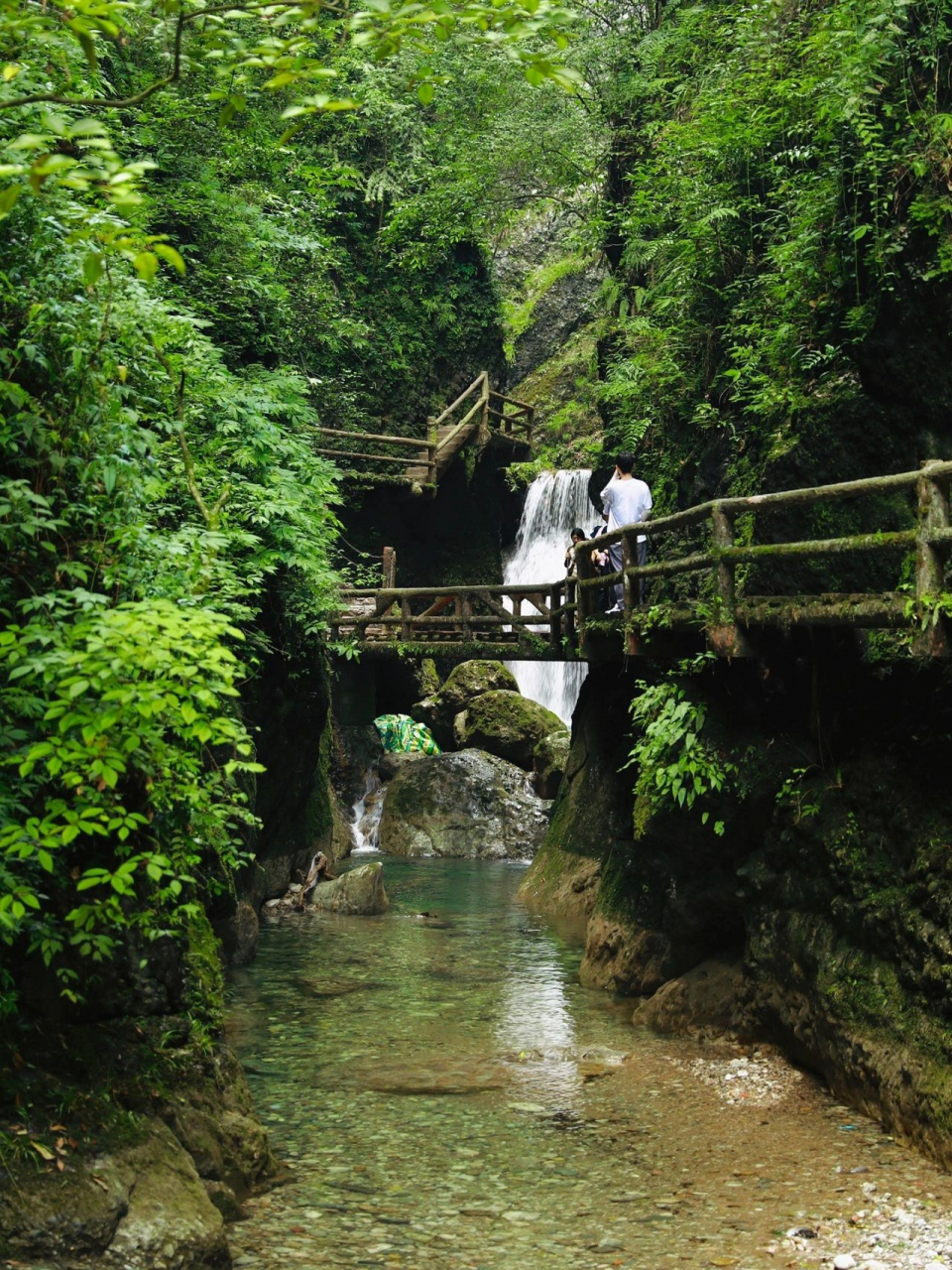 不能错过60 来了很多次青城后山 这条线路还是第一次 山间瀑布 深谷