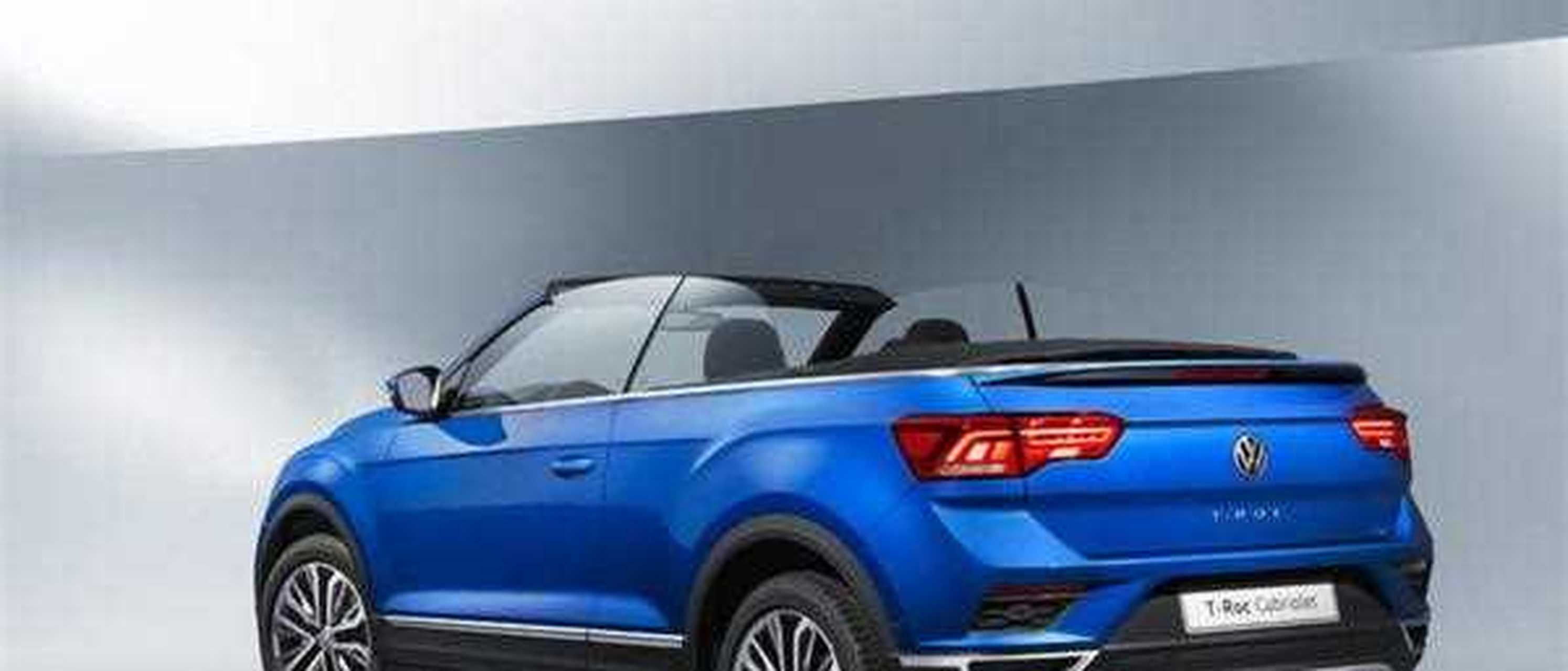 近日,外媒发布了一组大众探歌敞篷版车型的具体消息.