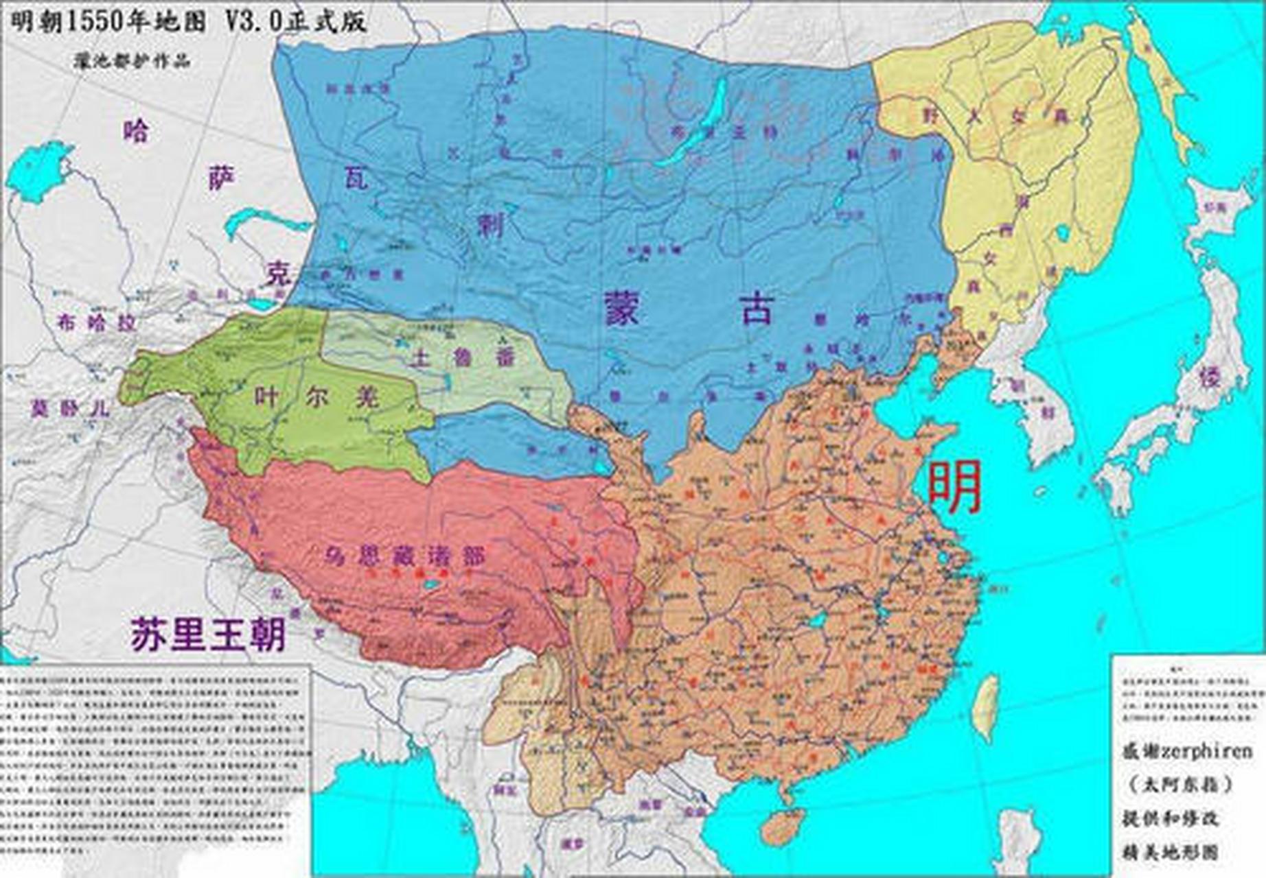 历史上版图疆域方面最具争议的朝代莫过于明朝,有说300万的,有说500万