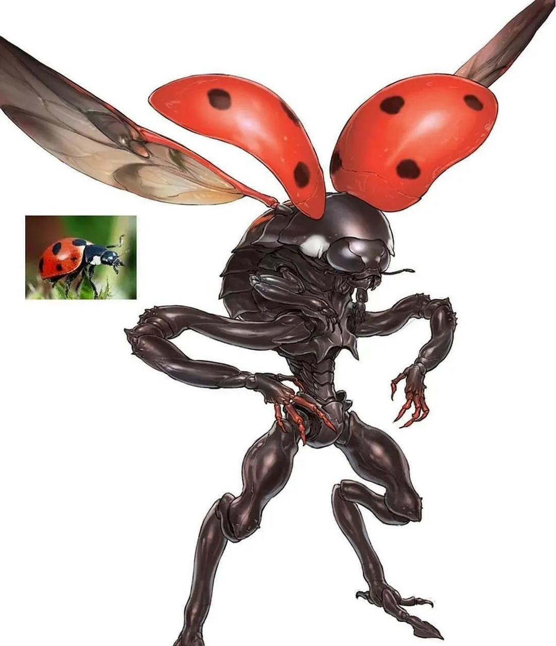 gif创作人# 昆虫拟人,战斗力爆表!