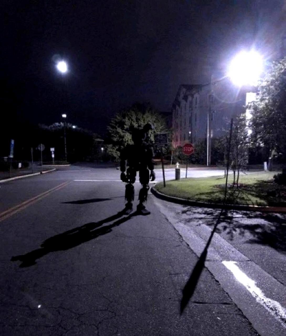 我昨天晚上放学回家的路上遇到了这个东西,它挡住了我的去路,我是否