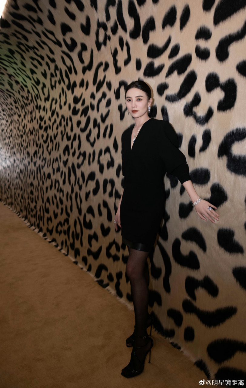 宋佳卡地亚活动现场黑丝高跟