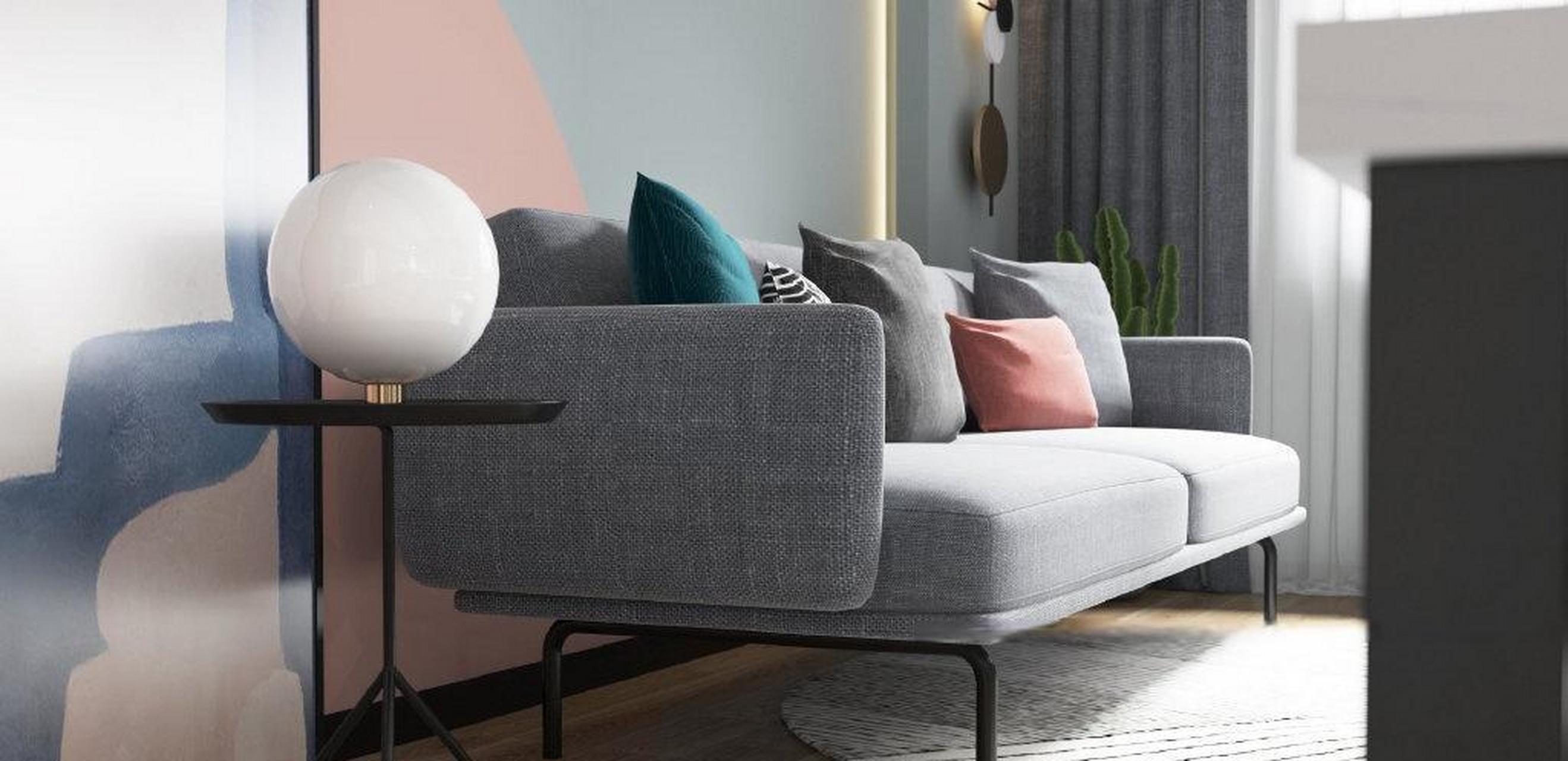 60㎡莫兰迪色调公寓  你喜欢这样的装修吗?喜欢点个赞吧.