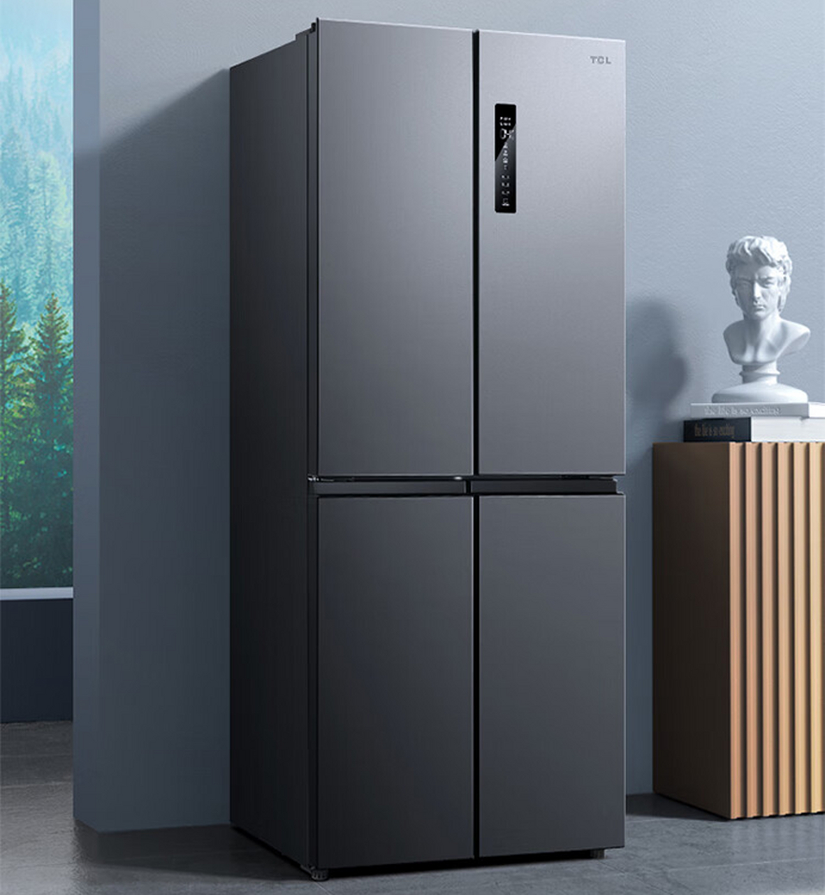 这款tcl分区养鲜超薄对开门冰箱,真的让我的生活发生了翻天覆地的变化