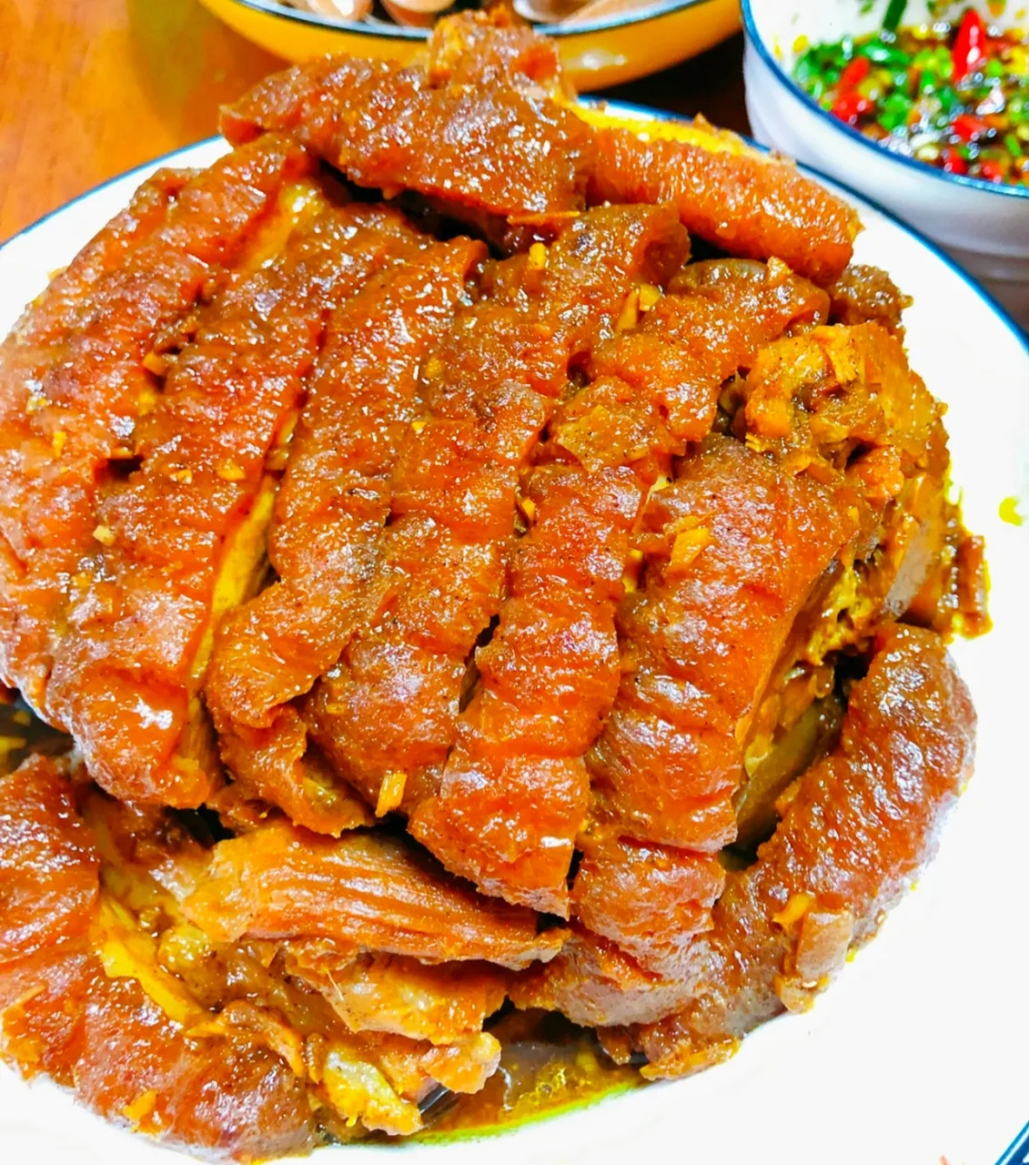 图一:广东惠州的梅菜扣肉,客家三宝之一.