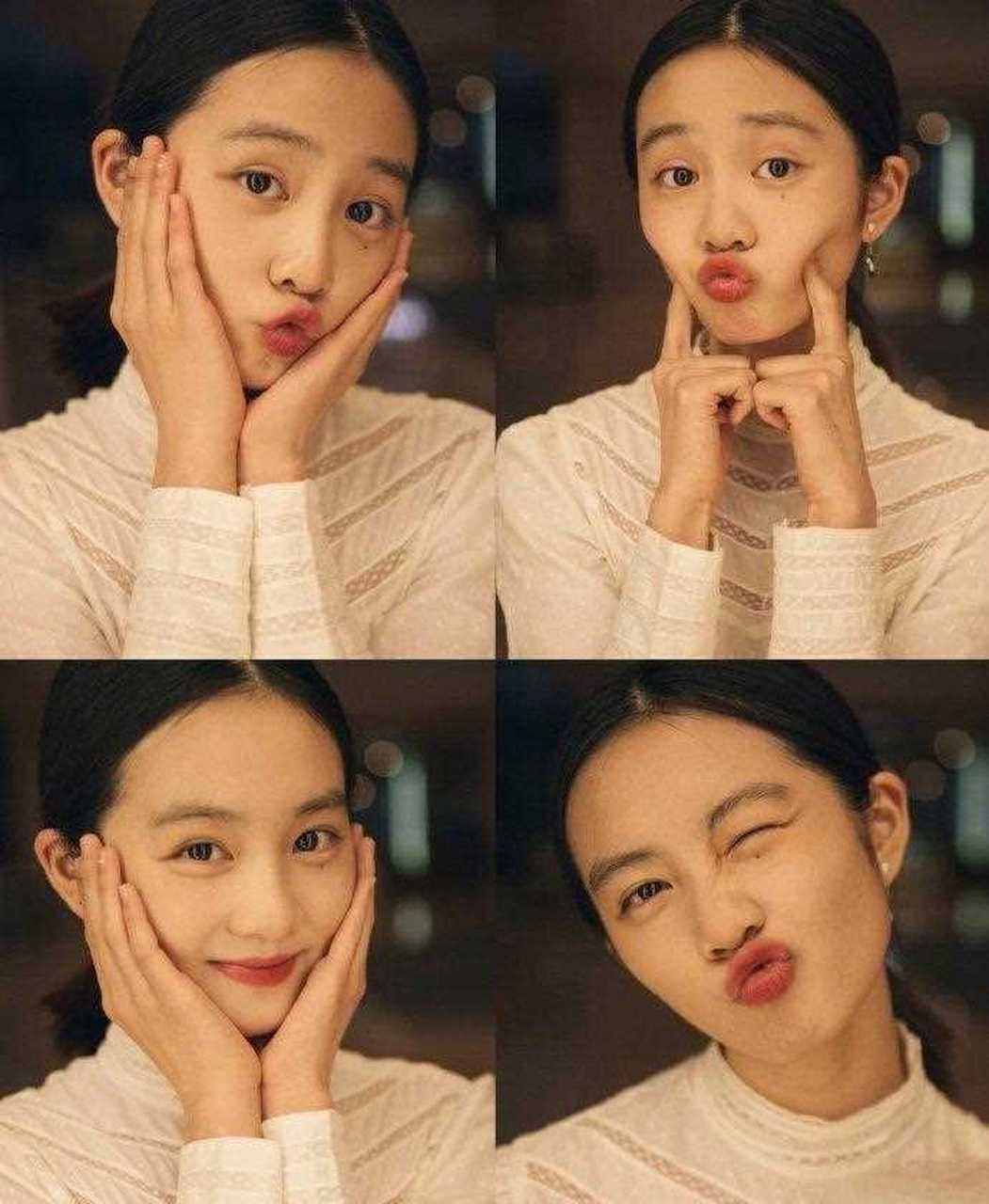 八卦手册# 16日,黄磊大女儿黄多多在其个人社交平台晒出了近照,黑色