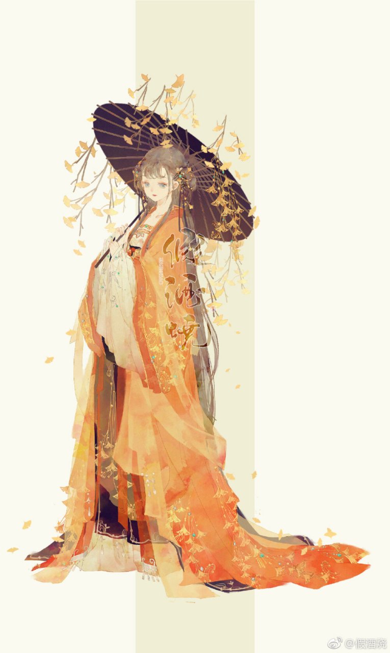 绘师:假酒烧 #唯美古风壁纸