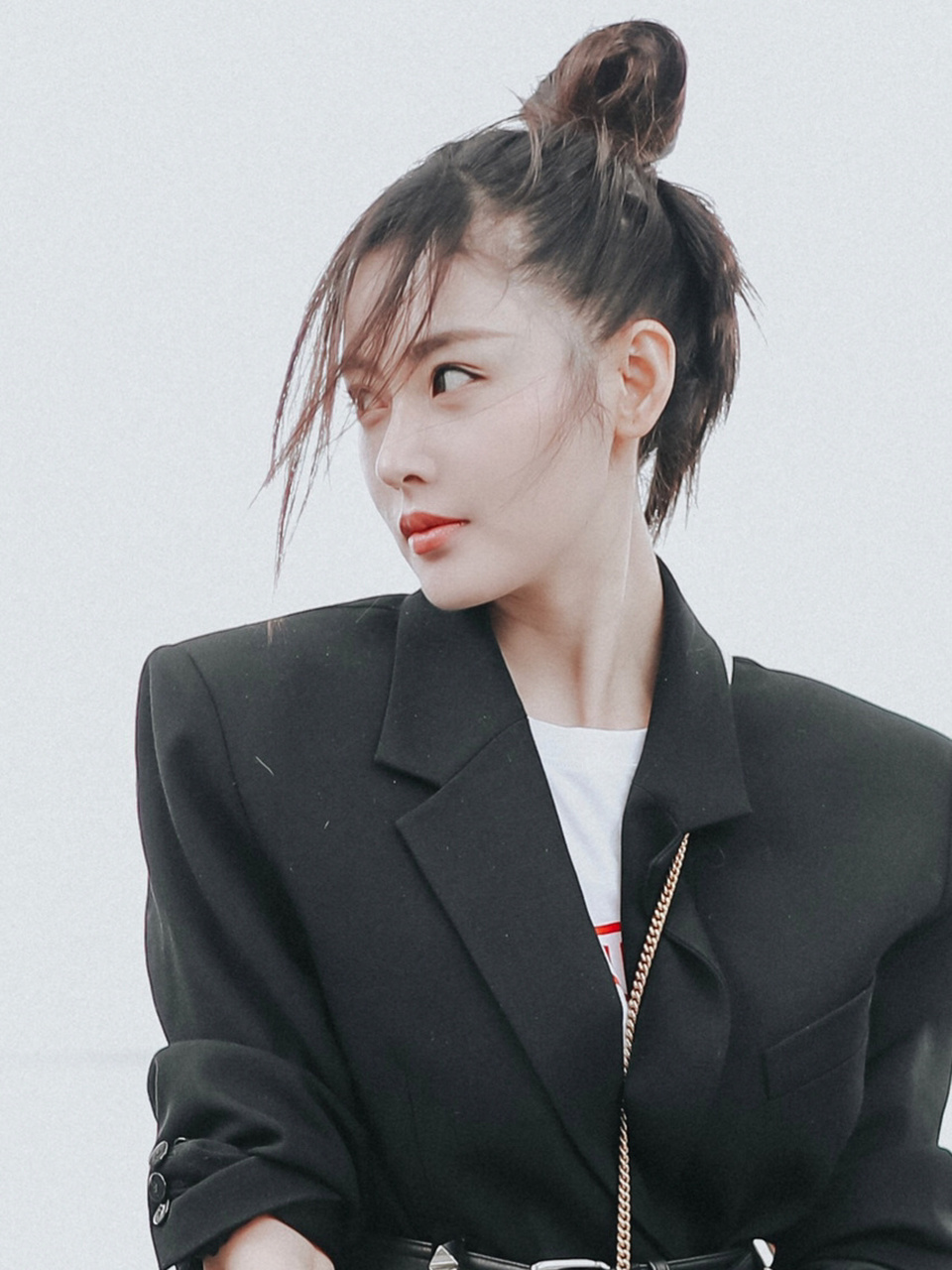 每日穿搭 张天爱日常私服穿搭分享 外套|亚历山大·王 alexander wang