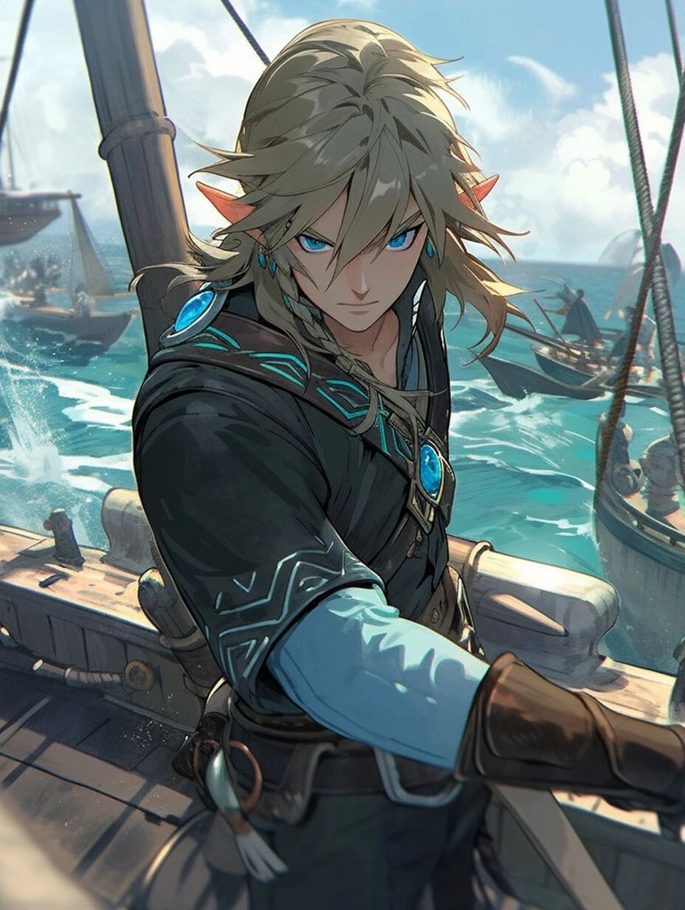 林克与塞尔达的奇妙环球之旅  在《塞尔达传说:王国之泪》中,林克与