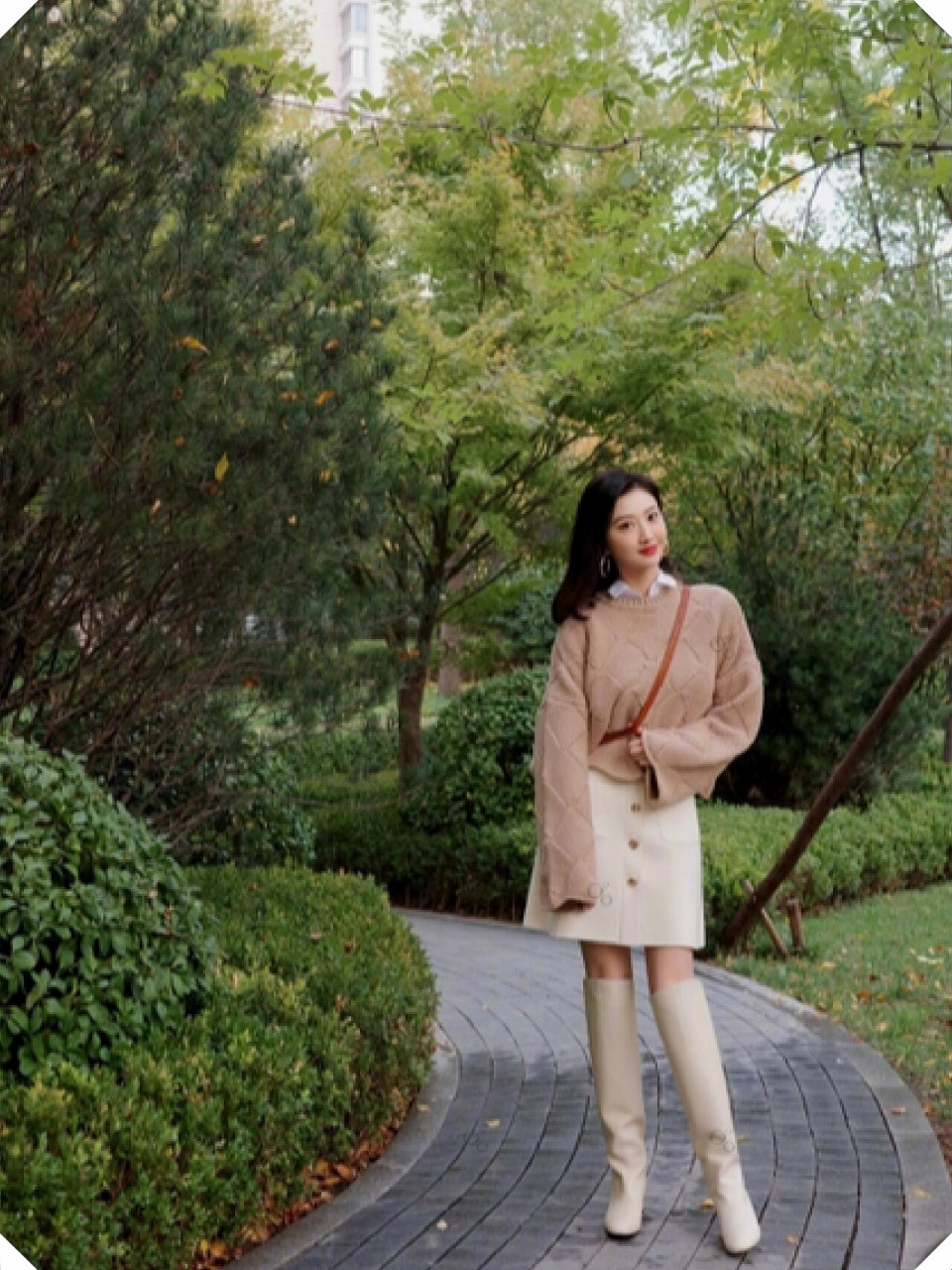 景甜同款长筒靴穿搭分享来啦!