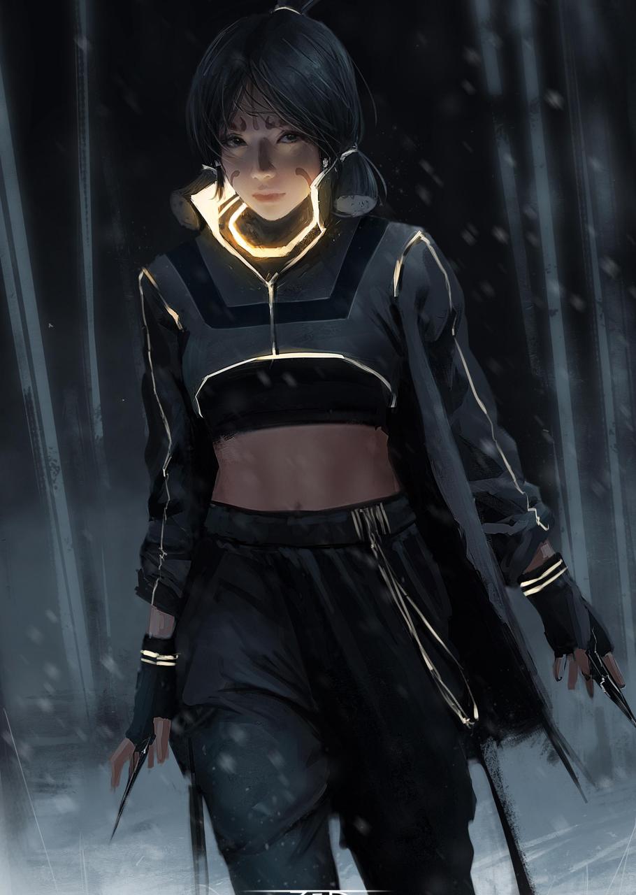 gif创作人# 越南插画师 zed 韵味十足女性角色作品欣赏,4k8k清晰大