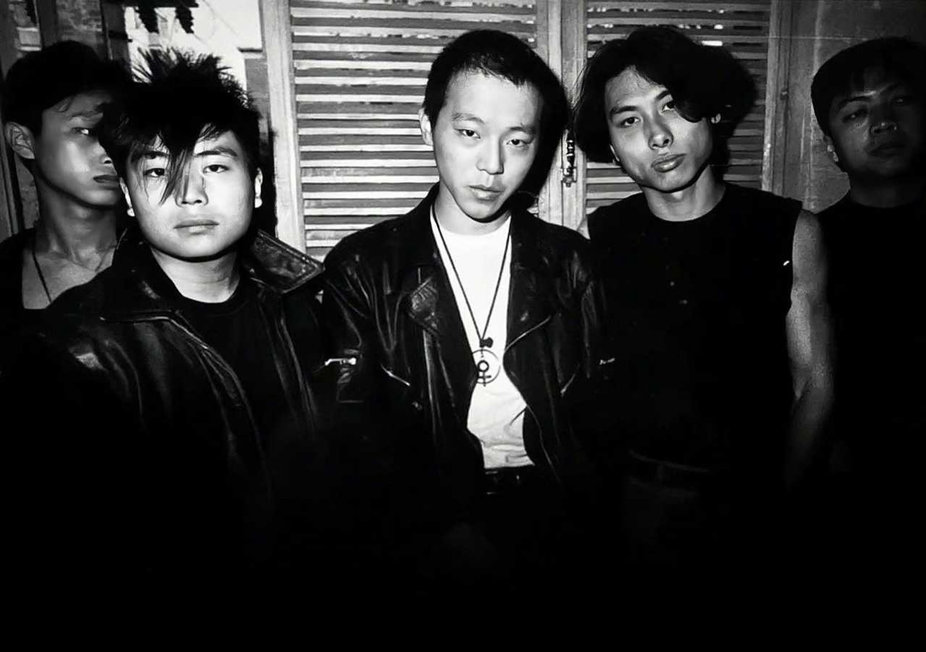 1993年的做梦乐队合照!窦靖童这张脸跟她爹是真像啊!