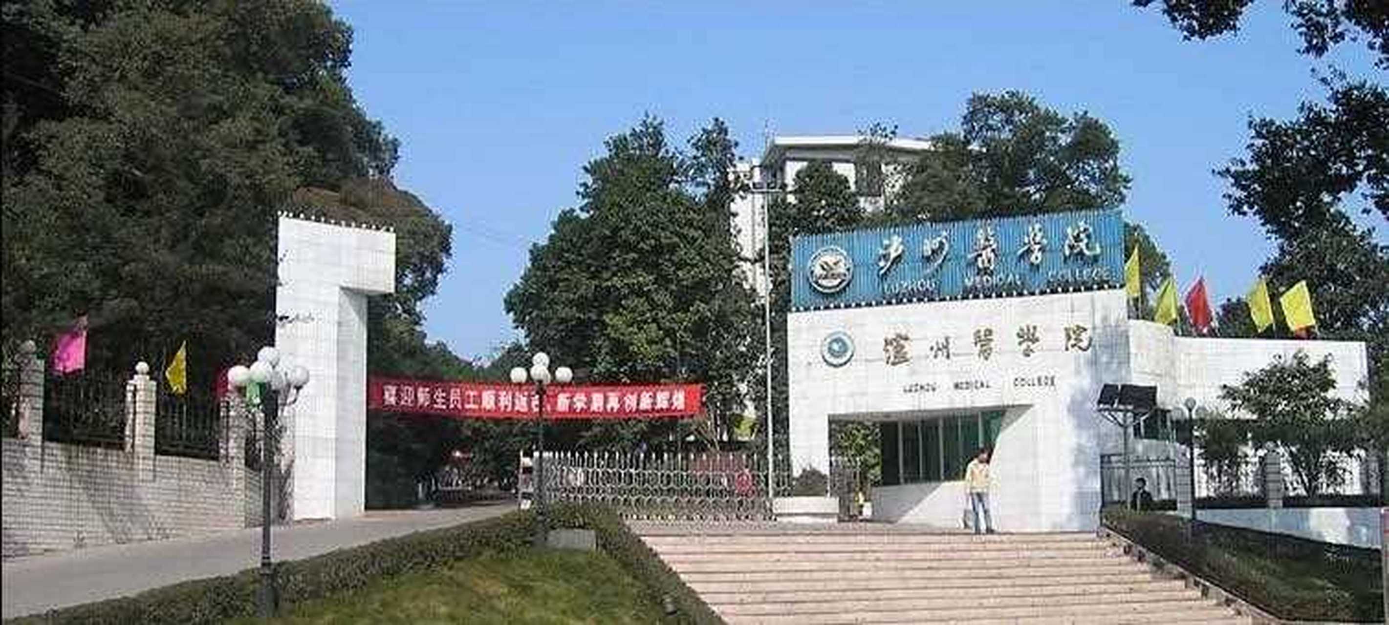 忠山,泸州医学院老校区大门.