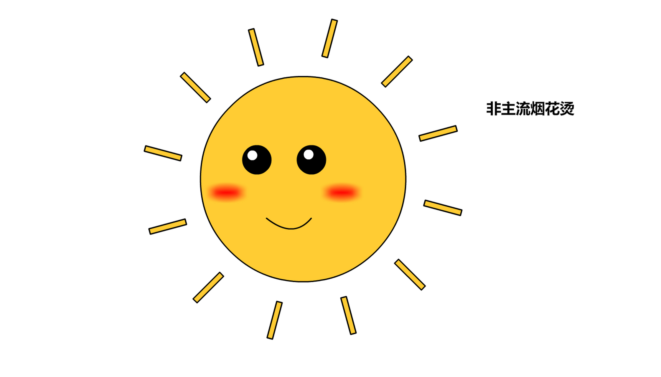 animate# 画卡通太阳