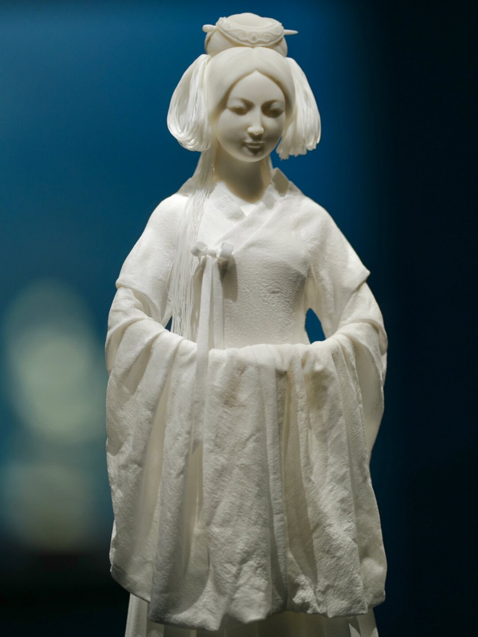 国博德化白瓷展神话"玉漱公主"  中国国家博物馆展出了德化白瓷,其中