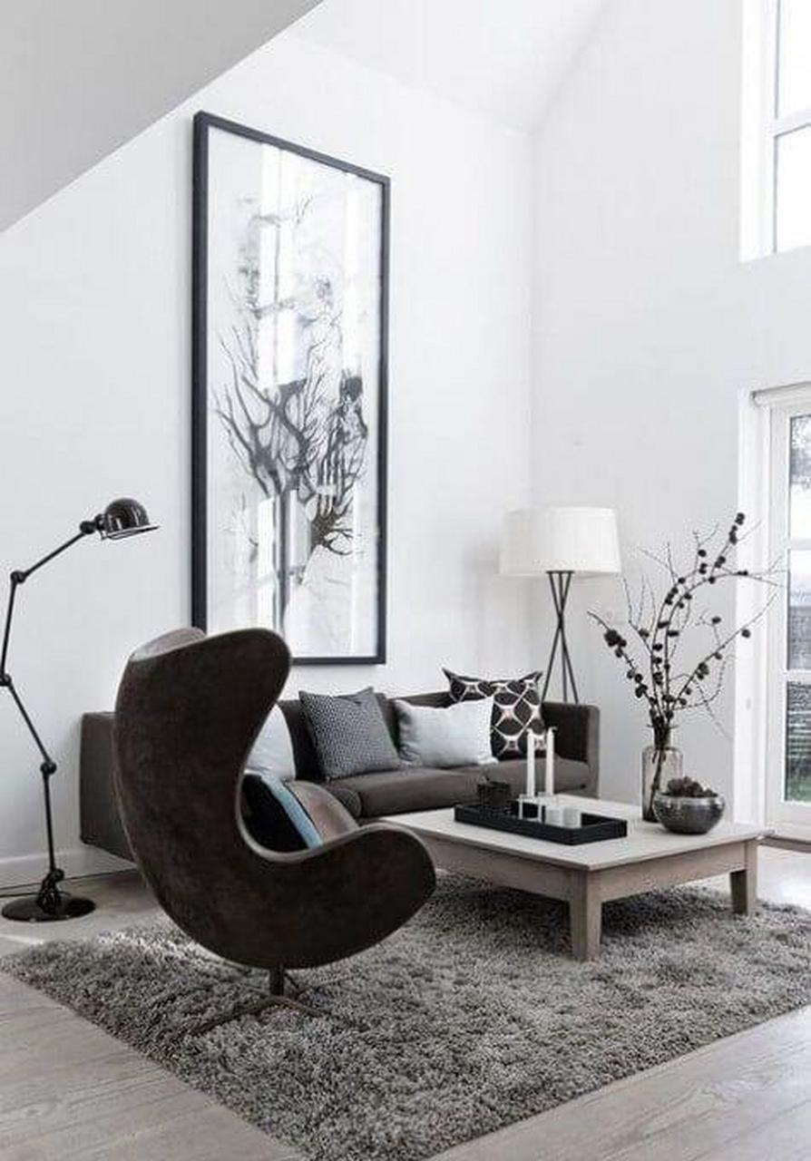 灰色系北欧家居客厅设计.  你喜欢这样的装修吗?喜欢点个赞吧.