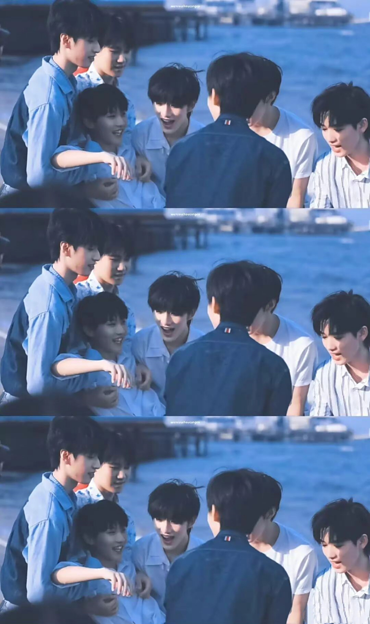 时代少年团海边背影合照# 归来仍是少年,逝去的却是青春