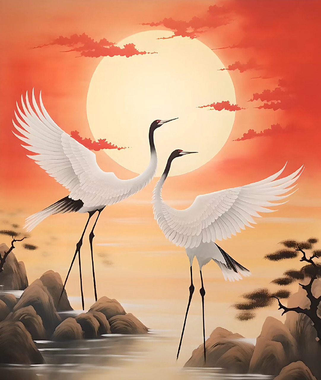 吉祥安康 #仙鹤的寓意和象征