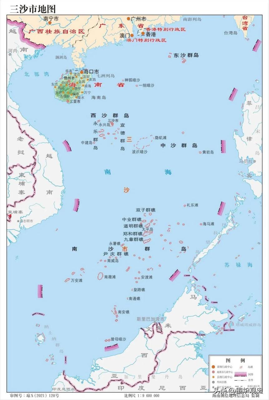 南海赤瓜礁地图图片