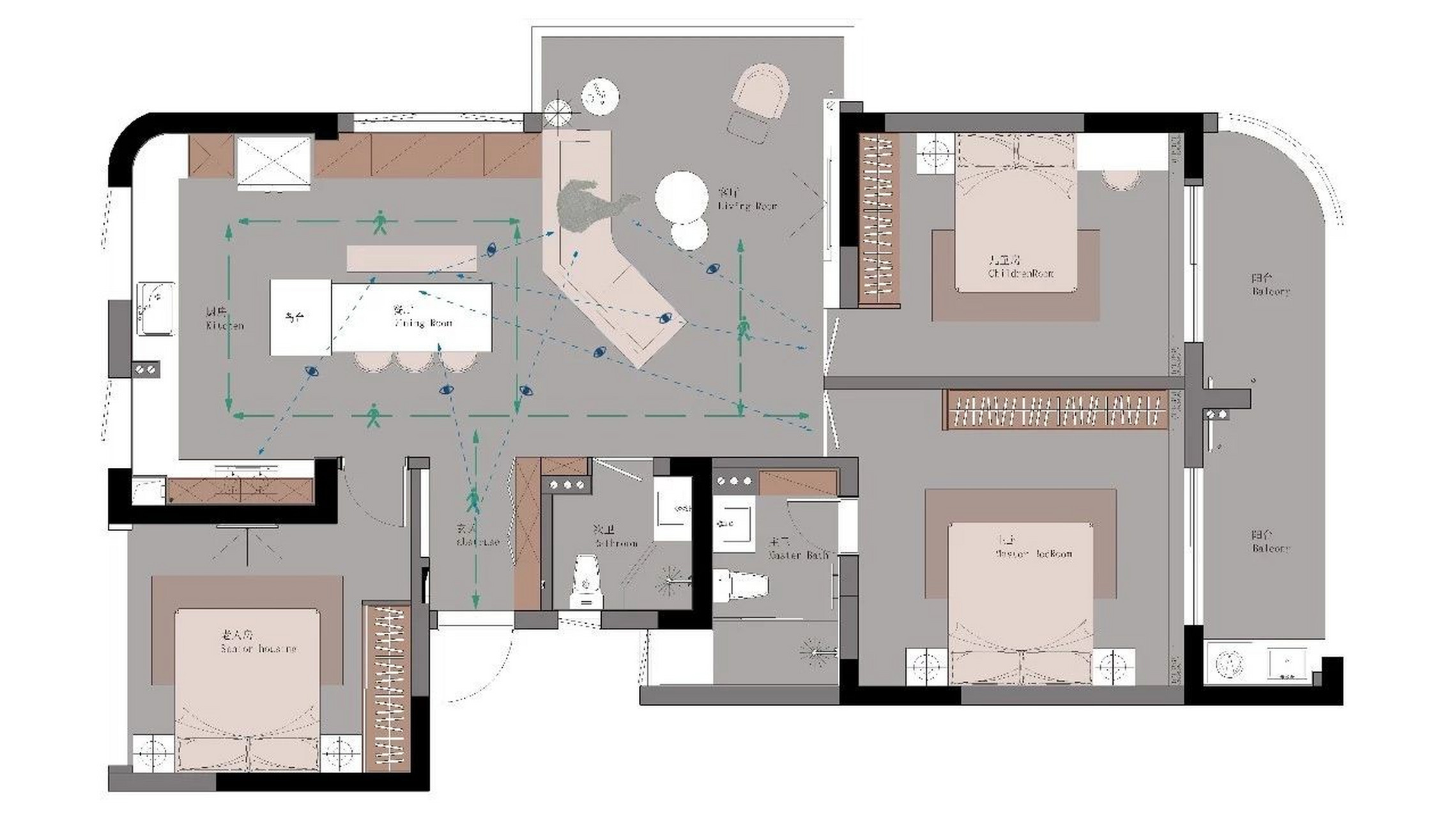 武汉装修公司哪家口碑最好# 将原结构中厨房旁边的小卧室打通并入