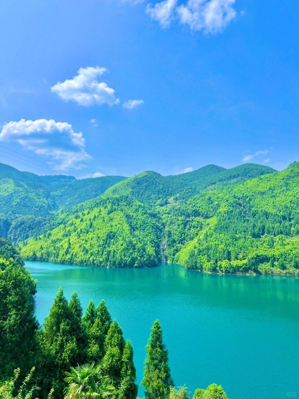 重庆绝美徒步地胜天湖不要错过  99导航北碚胜天湖 跟着轨迹走到