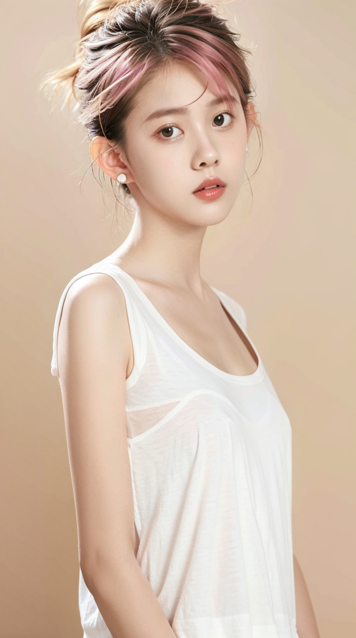 高冷女神性感写真,极品美少女养眼高清壁纸,染头发的女生#美女# #清纯