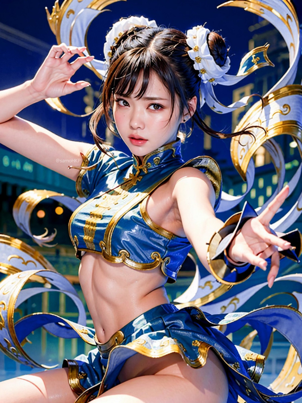 ai绘制性感唯美的美少女图集