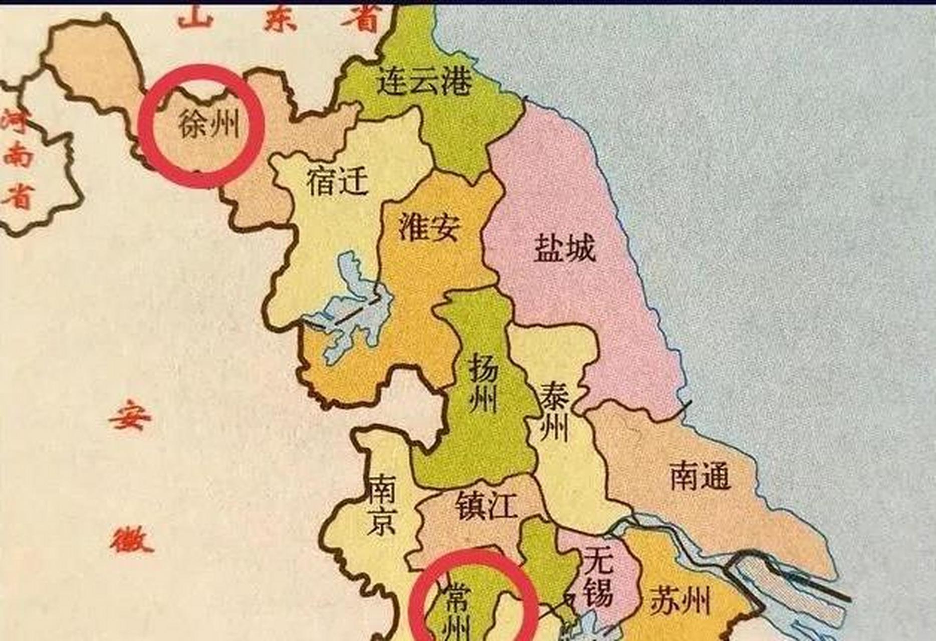 江苏的两座城市,徐州和常州,曾经是苏南苏北协同发展的旗帜.