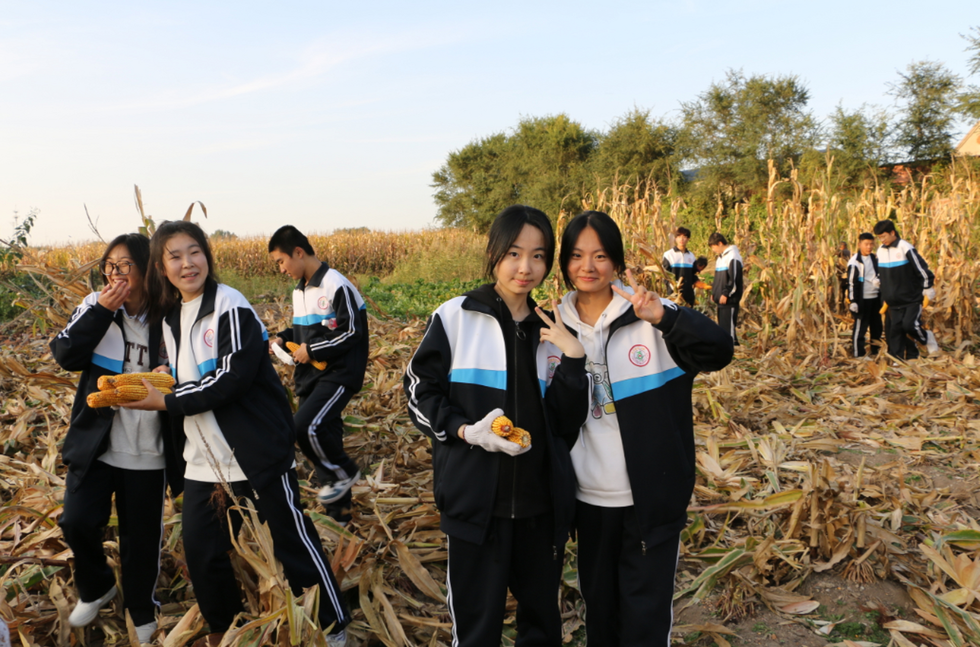 振兴新突破辽宁杠杠滴# 【劳动美,丰收乐 ——康平县第一中学开展