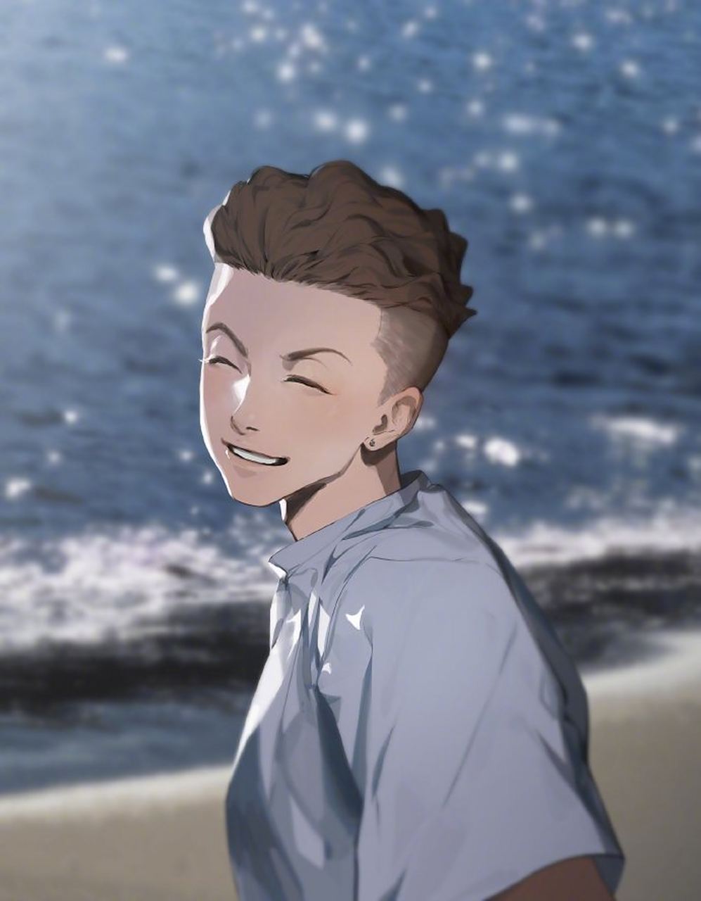 宫城良田,这笑容太暖了![心] (odd_oooodddd) ​​​ #灌篮高手