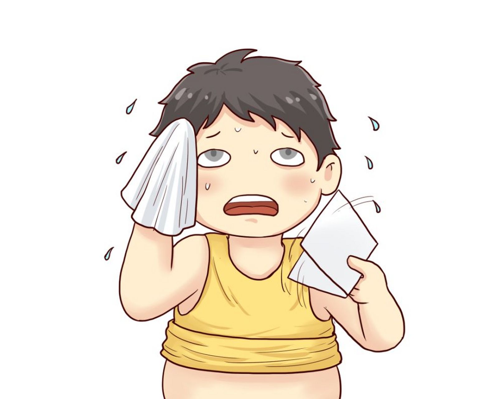 这个问题本身就是个伪命题,我们不能光看出汗不出汗