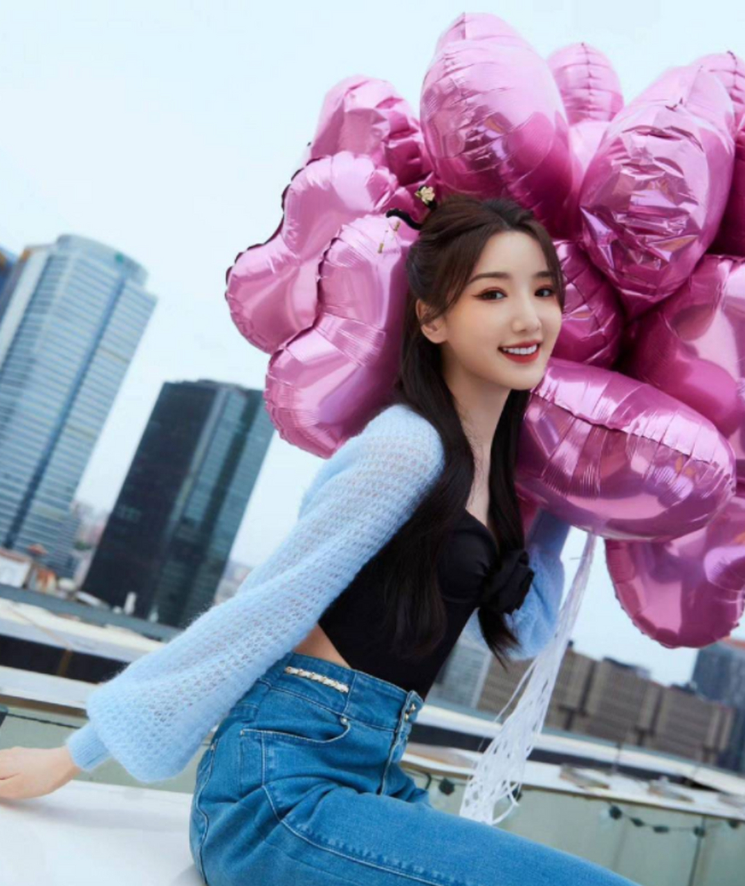 毛晓彤漂亮牛仔裤,真是可咸可甜哇 #毛晓彤牛仔裤好美#