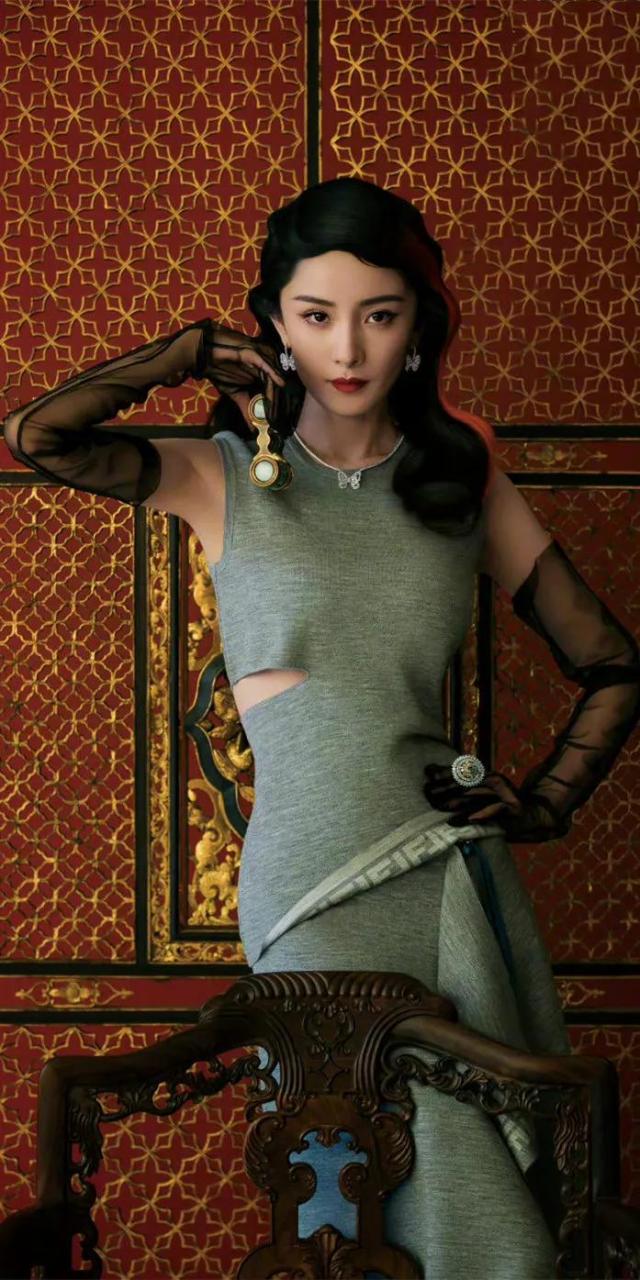 杨幂复古国风太有魅力了