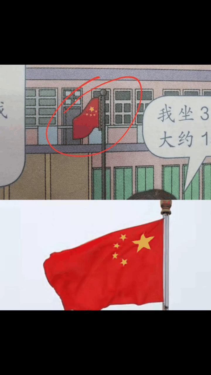 国旗画错了后果图片