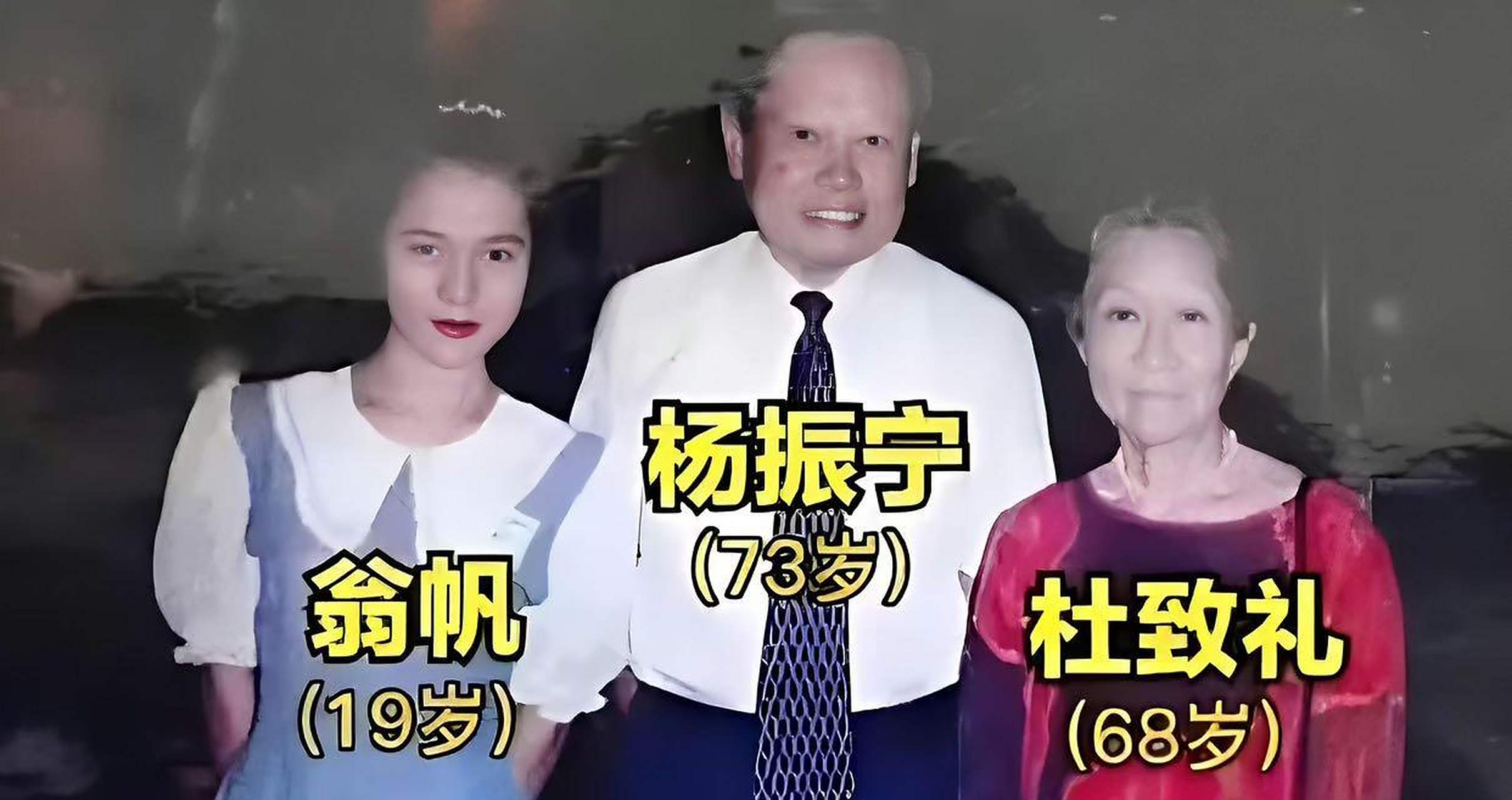 杨老的两任妻子,翁帆和杜致礼是见过面的