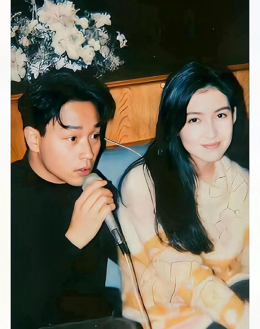 张国荣和各大女明星合影 那个时期的女明星是真的好有气质,绝对零整容