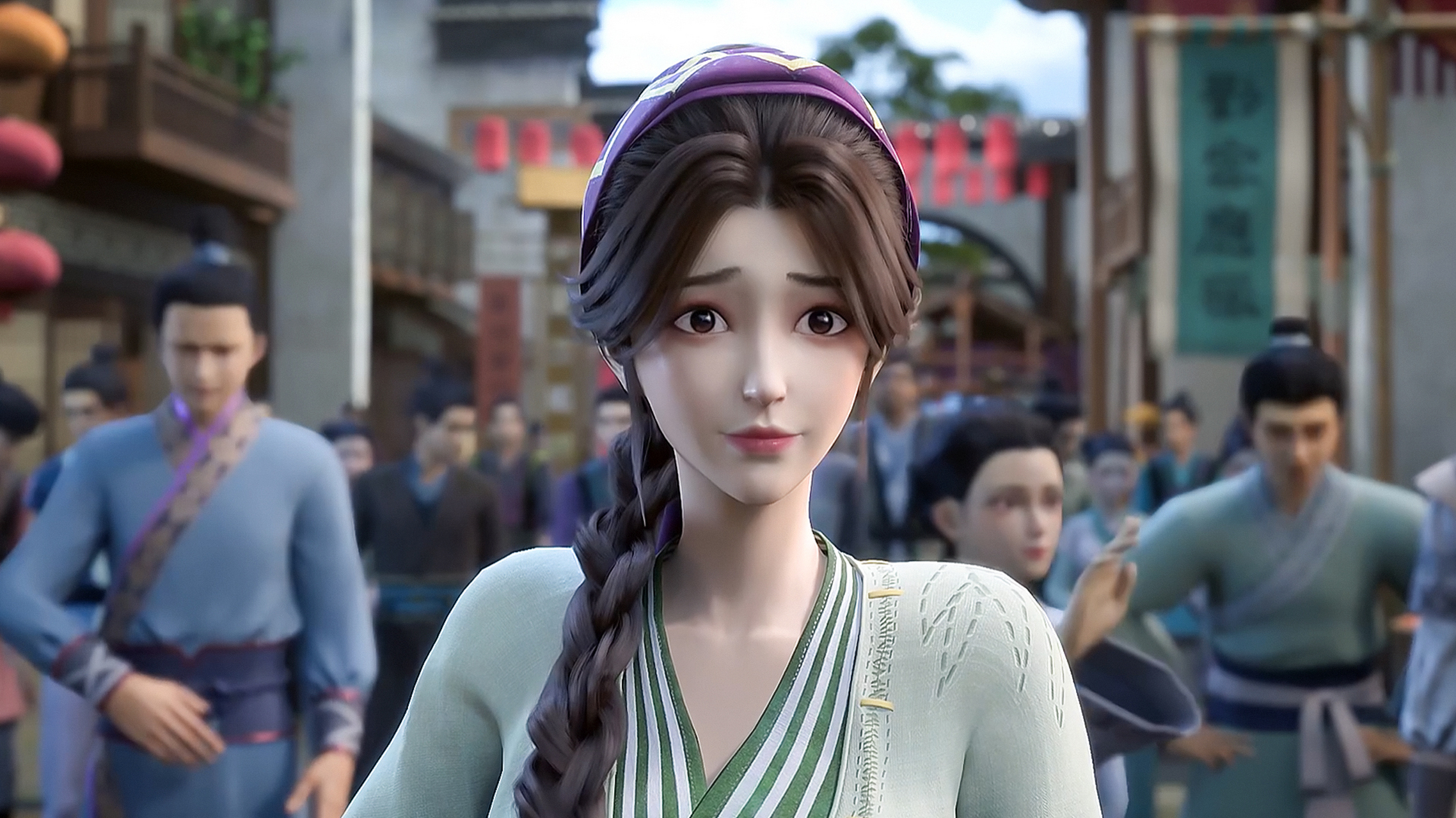 动漫壁纸|《赘婿》国漫女神"聂云竹"高清壁纸:宁毅妻妾之一,擅音律