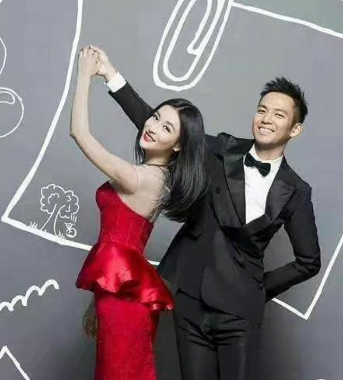 钟汉良结婚照,不老男神娶媳妇都这么漂亮