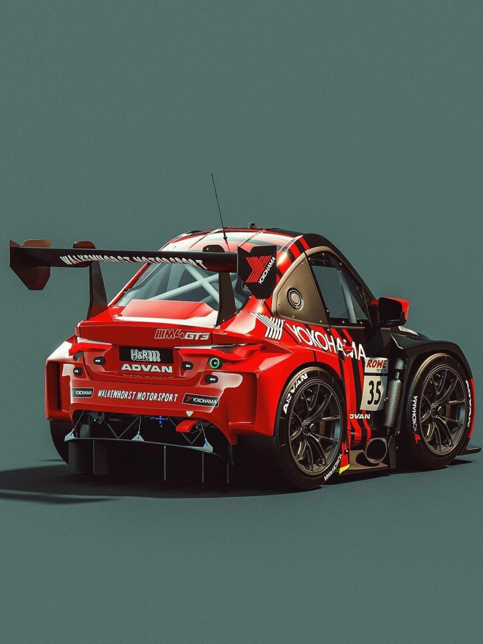 advan 涂装的m4 凶萌凶萌的m4gt3