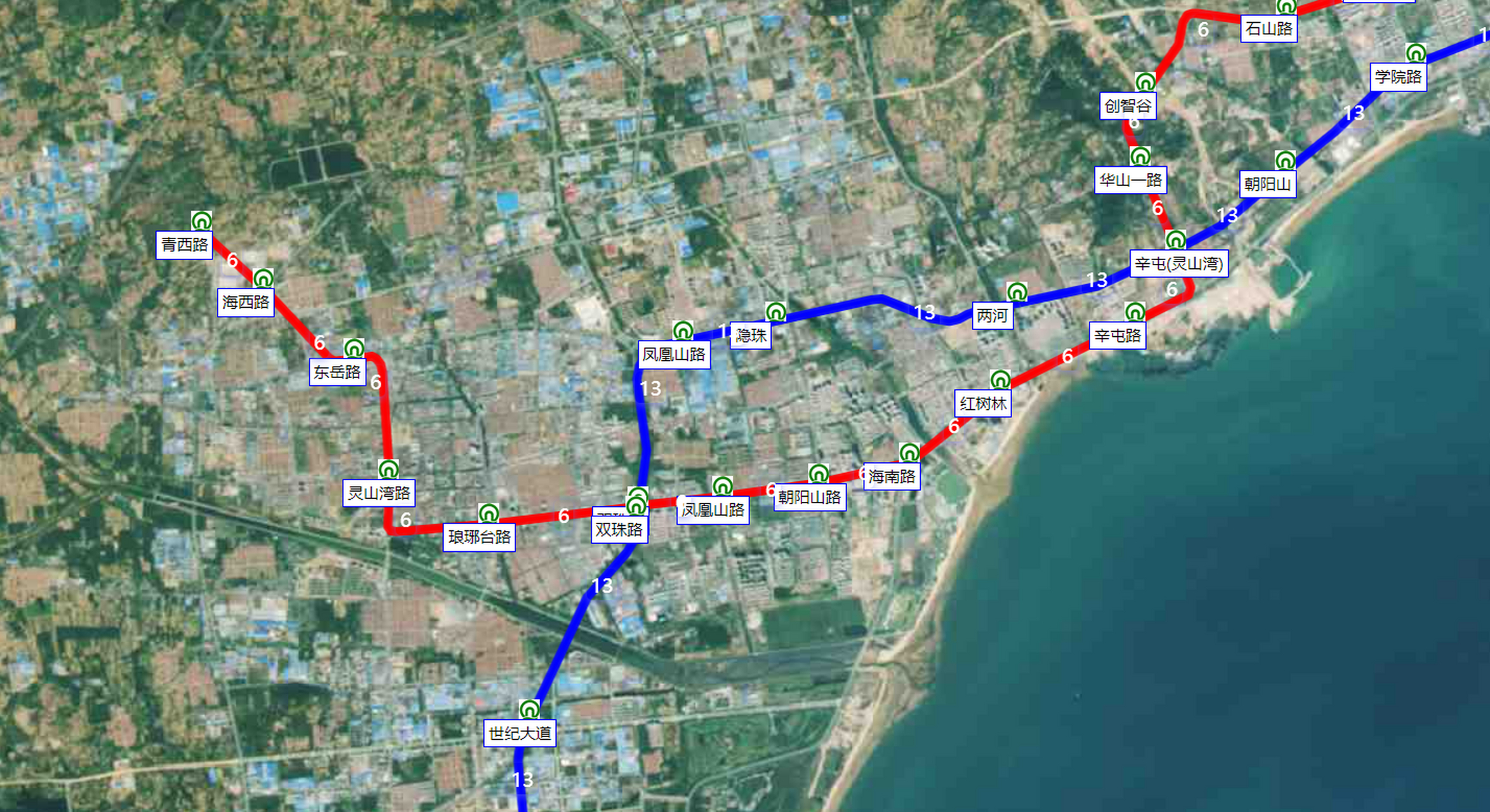 胶南地铁6号线二期开工了,要到2027年才能运营;一期要到2024年;