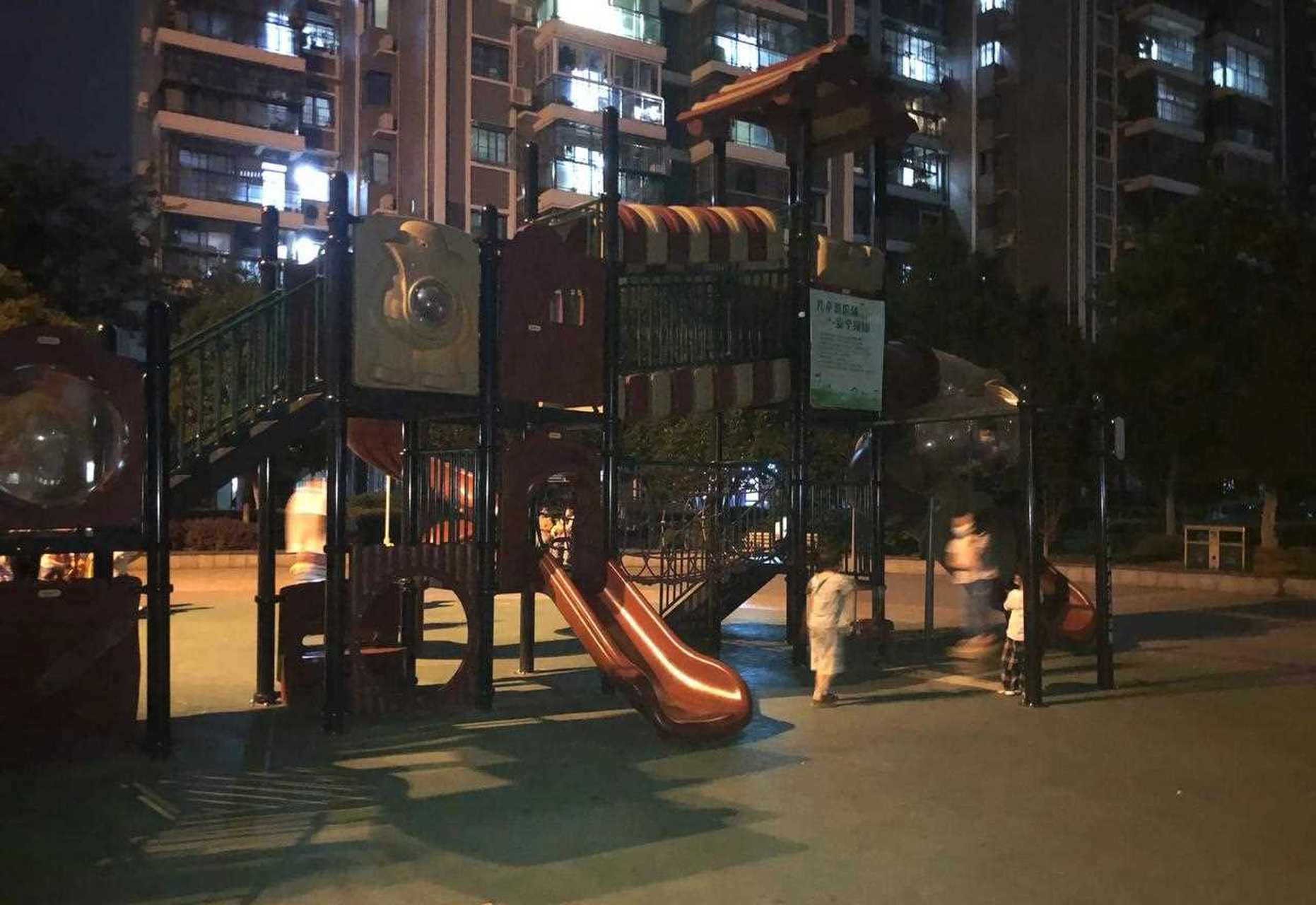 【晚上带娃去玩滑滑梯,一个宝妈跟我说小区里面有个61岁的阿姨辛苦帮