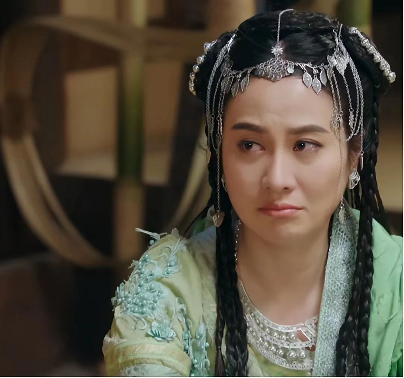 最近叶璇主演的古装历史剧《谯国夫人》,是励志传奇的"大女主戏".