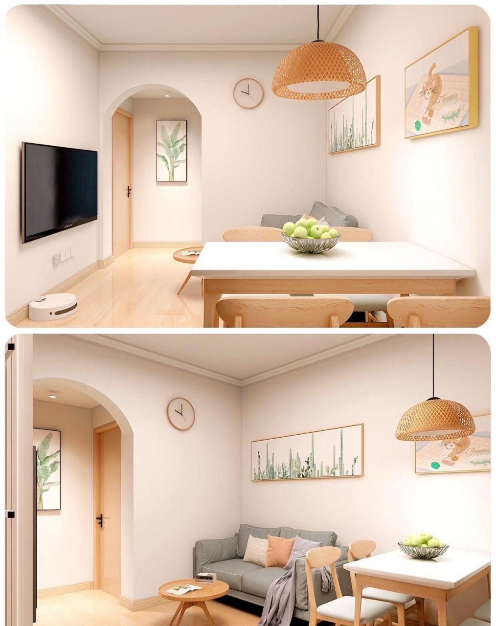 50平米两室一厅,治愈系北欧风真是绝绝子 [点亮平安灯]这是一个老破小