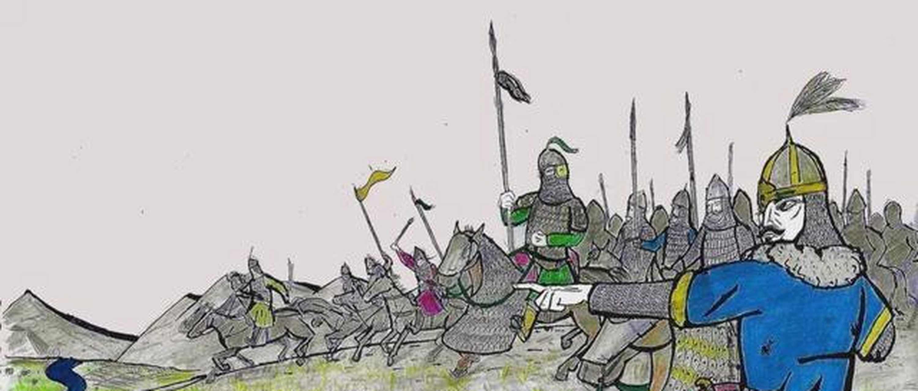 以武力值而闻名的王子中,中亚的花剌子模王子扎兰丁颇富传奇色彩.