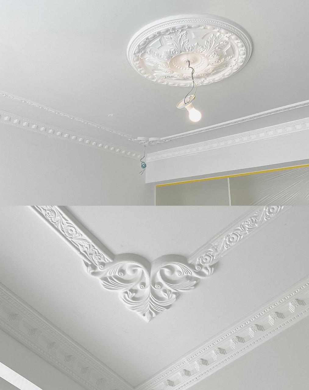 [照相机] 轻法式装修|石膏线吊顶太美貌辣 [照相机]  好多宝贝问滴