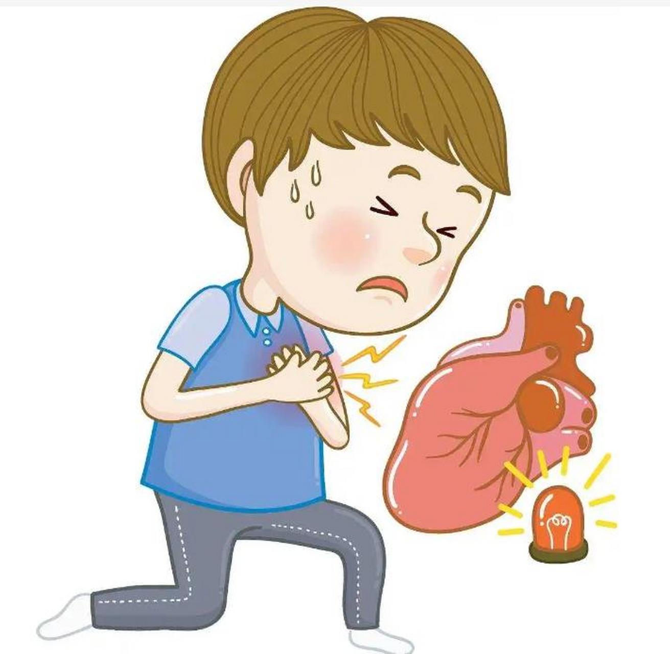 心肌疼痛,胸闷,伴有血压下降,脸上发青发乌,嘴唇发