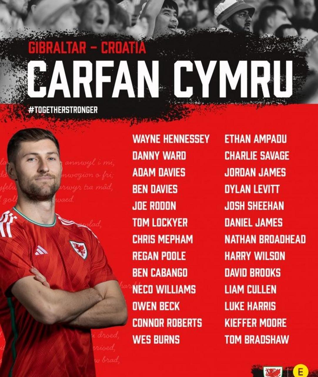 威尔士国家队公布新一期大名单,拉姆塞和布伦南