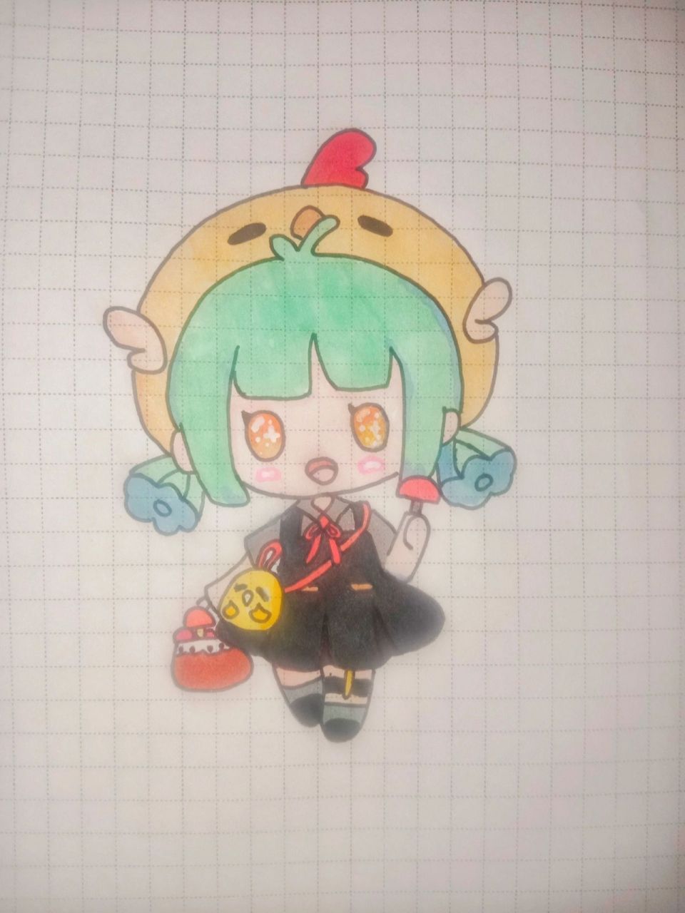 q版人物绘画格雷特呀 是不是非常可爱,有没有动手画起来的想法,有的话